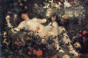 William Stott of Oldham The Awokening of the Spirit of the Rose oil painting
